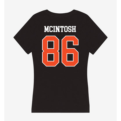Campbell - NCAA Football : Adam McIntosh - Women's V-Neck T-Shirt-1
