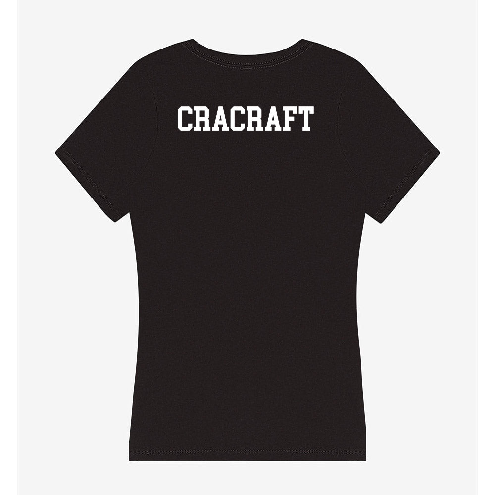 Campbell - NCAA Wrestling : Brant Cracraft - Women's V-Neck T-Shirt-1