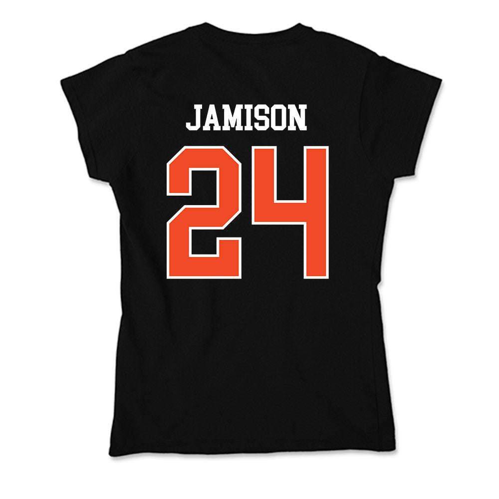 Campbell - NCAA Women's Soccer : Natalie Jamison - Soft Style Women’s T-Shirt-1