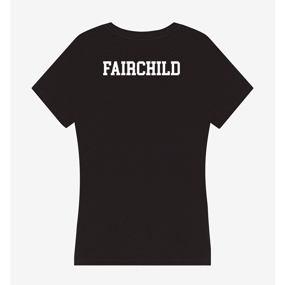 Campbell - NCAA Wrestling : Oliver Fairchild - Women's V-Neck T-Shirt-1