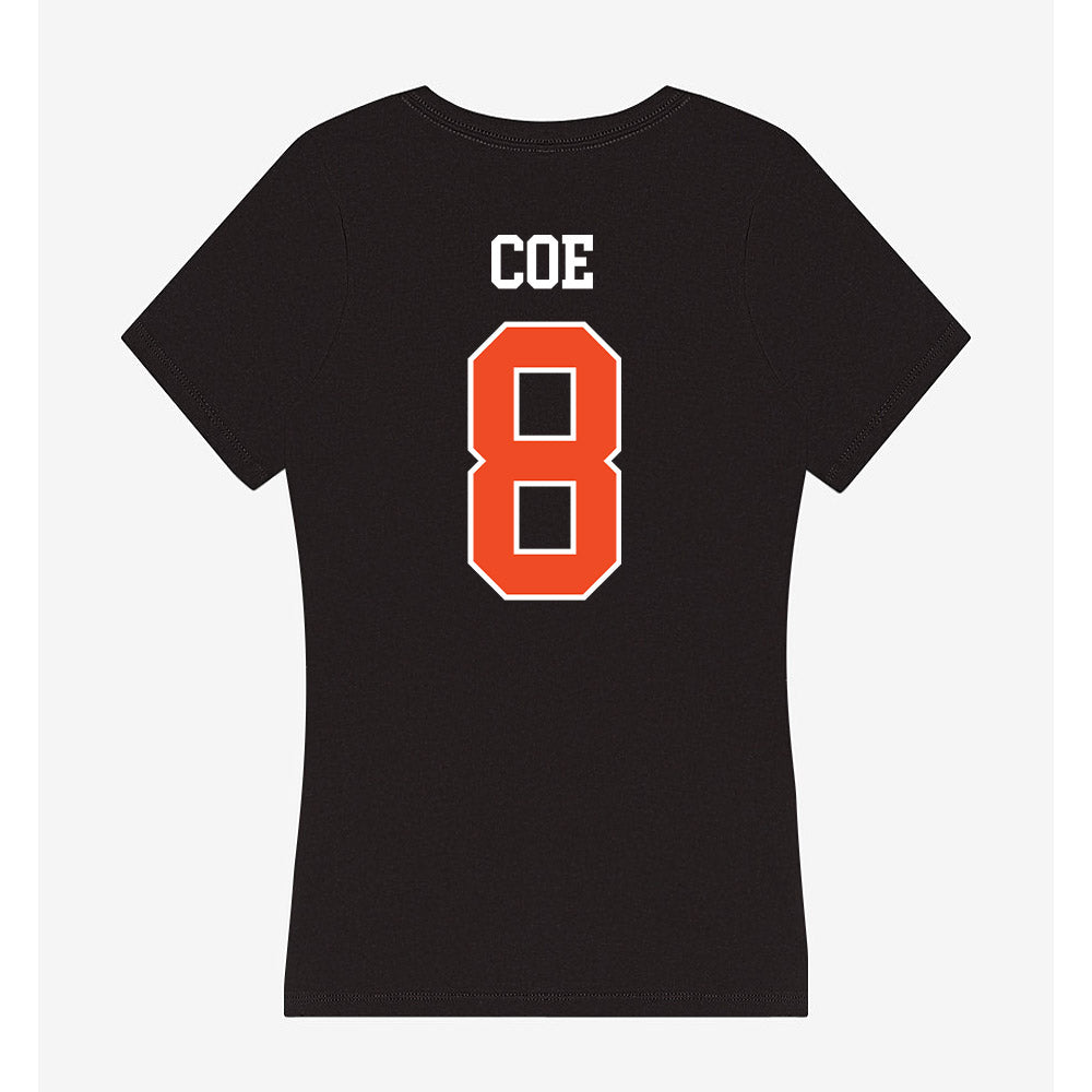 Campbell - NCAA Football : Chandler Coe - Women's V-Neck T-Shirt-1