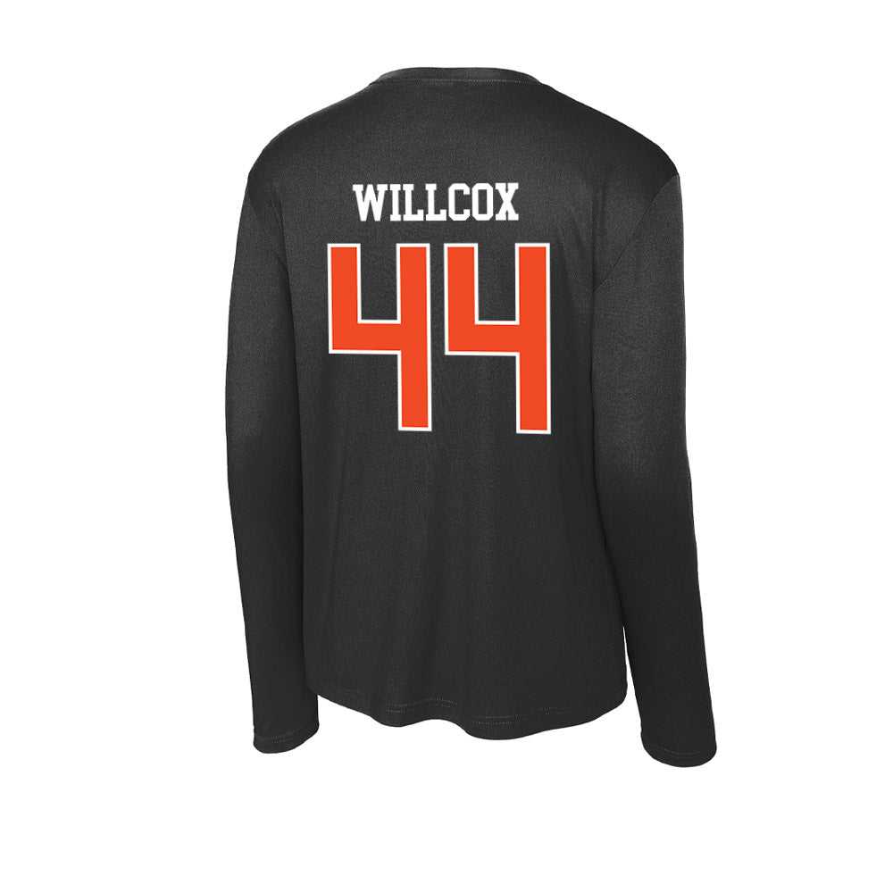 Campbell - NCAA Football : Ryder Willcox - Activewear Long Sleeve T-Shirt-1