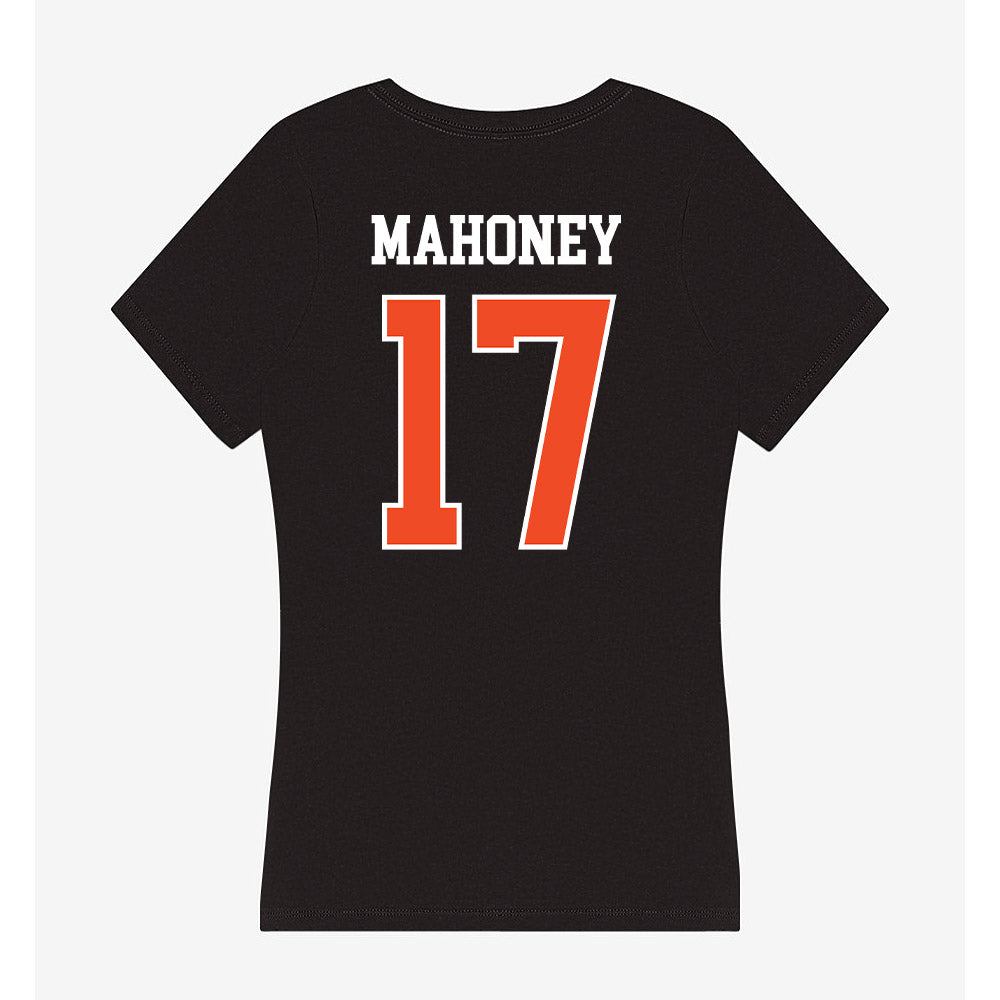 Campbell - NCAA Football : Quinn Mahoney - Women's V-Neck T-Shirt-1