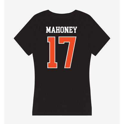 Campbell - NCAA Football : Quinn Mahoney - Women's V-Neck T-Shirt-1