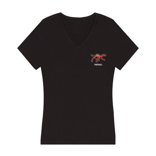 Campbell - NCAA Football : Charlie Battaglia - Women's V-Neck T-Shirt-0