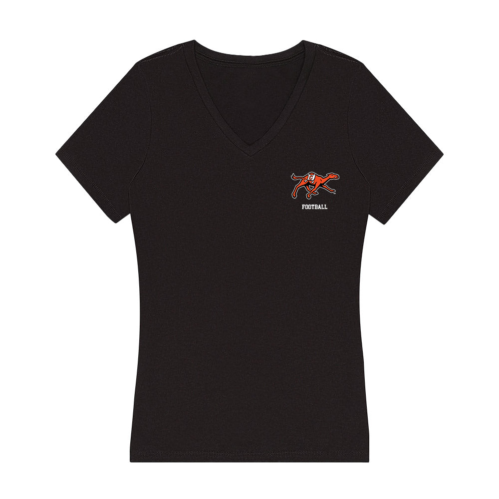 Campbell - NCAA Football : Luca Wilson - Women's V-Neck T-Shirt-0