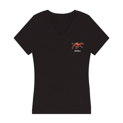 Campbell - NCAA Football : Luca Wilson - Women's V-Neck T-Shirt-0