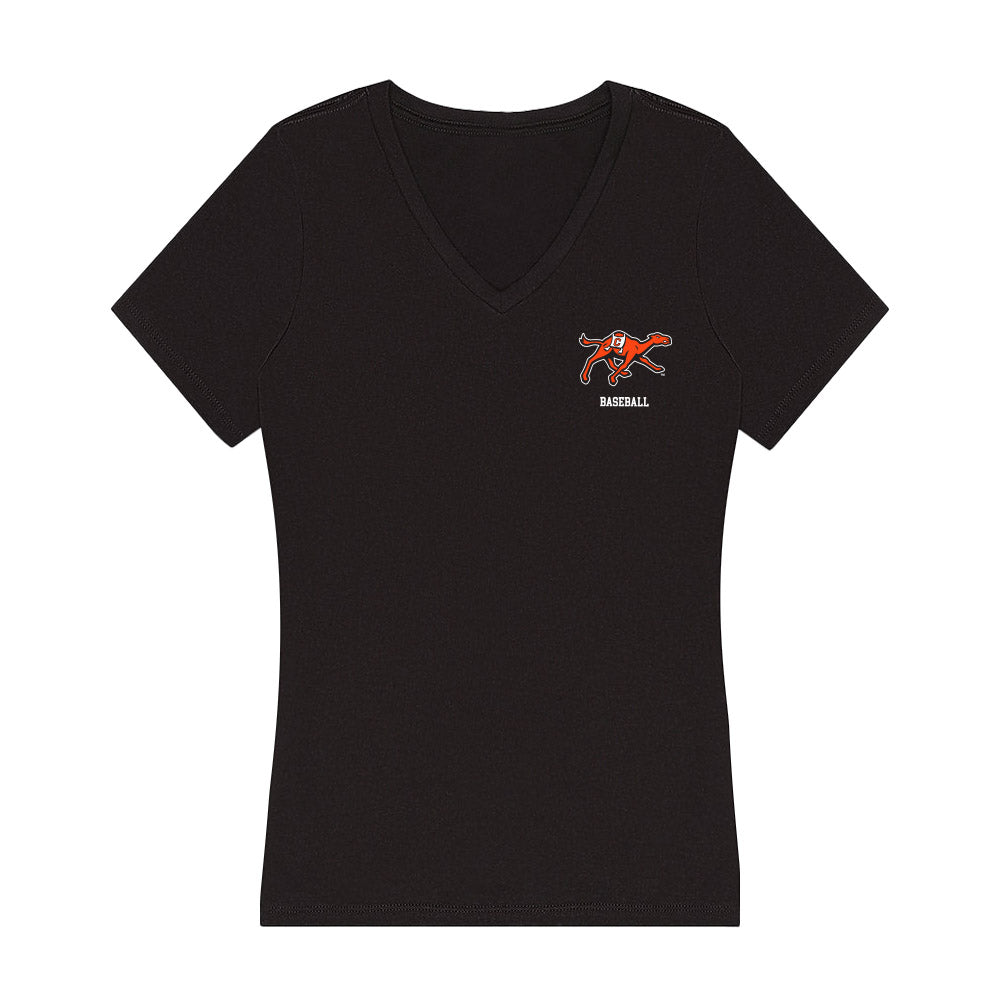 Campbell - NCAA Baseball : Harrison Lewis - Women's V-Neck T-Shirt-0