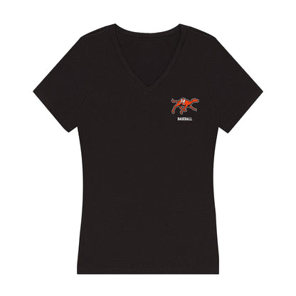 Campbell - NCAA Baseball : Harrison Lewis - Women's V-Neck T-Shirt-0