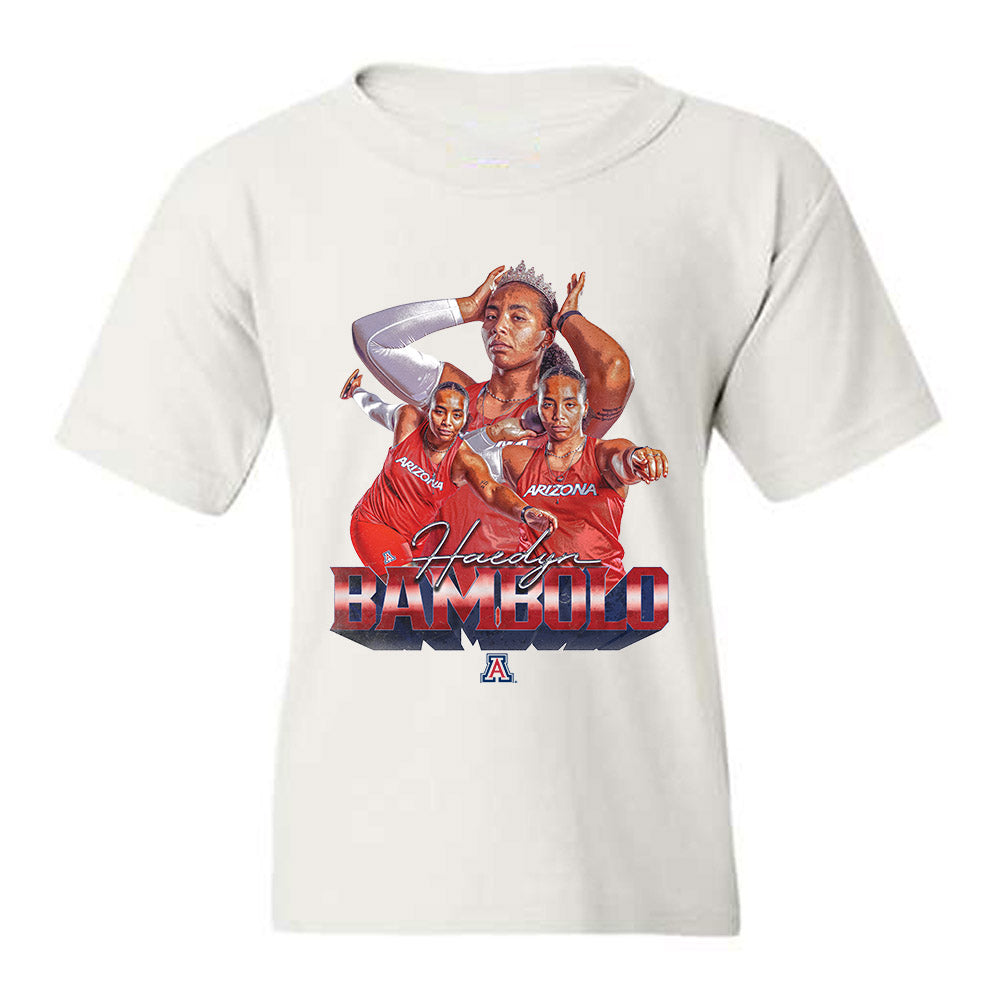 Arizona - NCAA Women's Track & Field : Haedyn Bambolo - Collage Youth T-Shirt-0