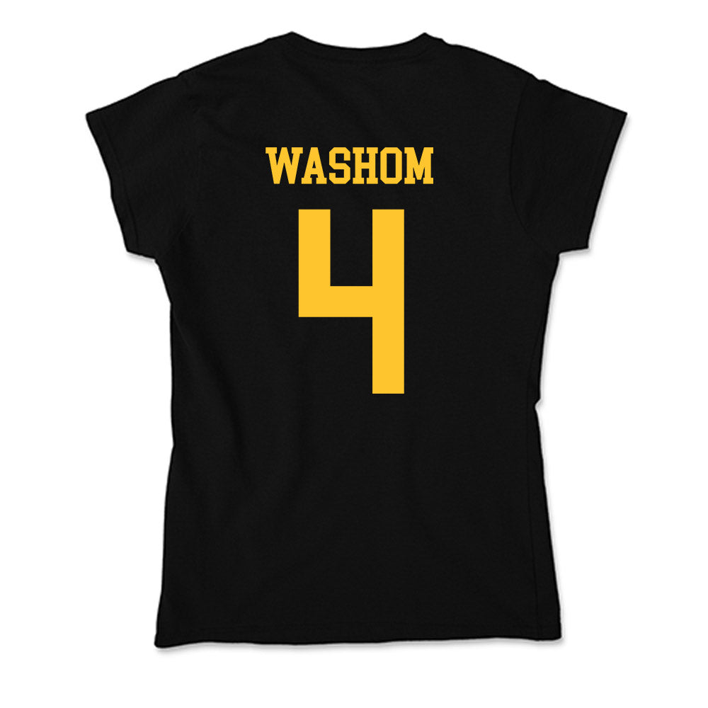 Wyoming - NCAA Football : Ke'Lyn Washom - Soft Style Women’s T-Shirt-1