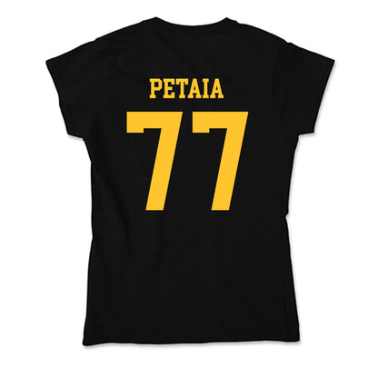 Wyoming - NCAA Football : Josiah Petaia - Soft Style Women’s T-Shirt-1
