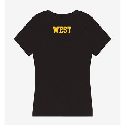 Wyoming - NCAA Women's Track & Field : Jade West - Women's V-Neck T-Shirt-1