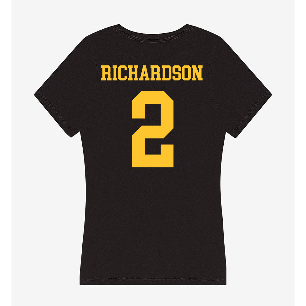 Wyoming - NCAA Football : Eric Richardson - Women's V-Neck T-Shirt-1