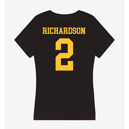 Wyoming - NCAA Football : Eric Richardson - Women's V-Neck T-Shirt-1