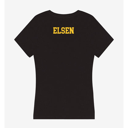 Wyoming - NCAA Men's Track & Field : Ryan Elsen - Women's V-Neck T-Shirt-1