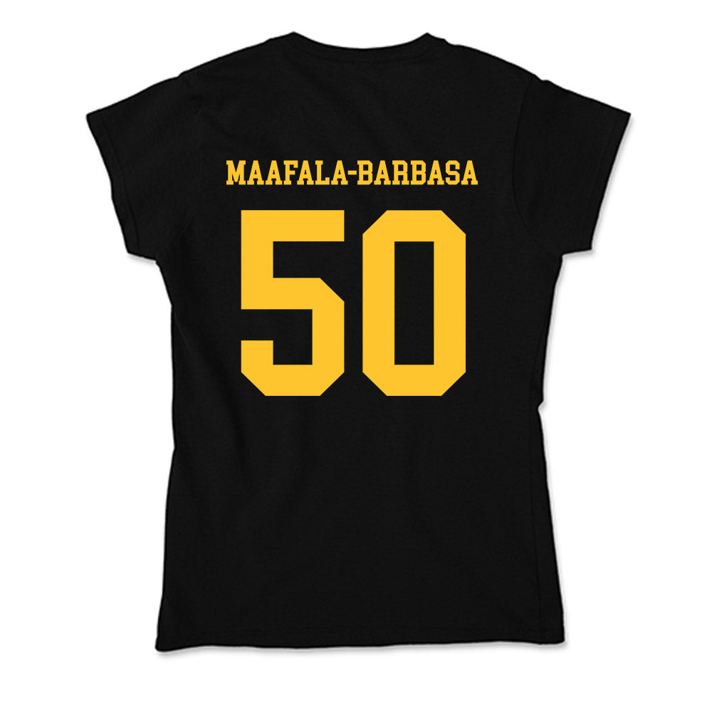Wyoming - NCAA Football : Tanielu Maafala-Barbasa - Soft Style Women’s T-Shirt-1