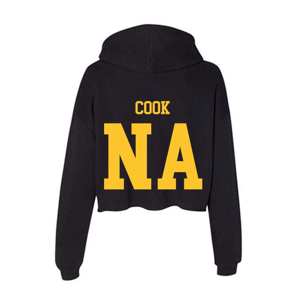 Wyoming - NCAA Women's Golf : Erika Cook - Women's Crop Fleece Hoodie-1