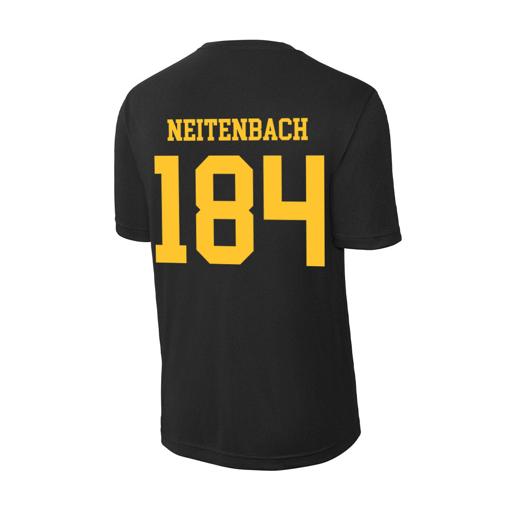 Wyoming - NCAA Wrestling : Eddie Neitenbach - Activewear T-Shirt-1