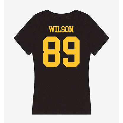 Wyoming - NCAA Football : Jake Wilson - Women's V-Neck T-Shirt-1