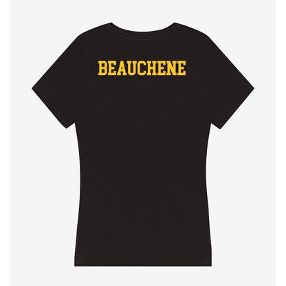 Wyoming - NCAA Women's Swimming & Diving : Katherine Beauchene - Women's V-Neck T-Shirt-1