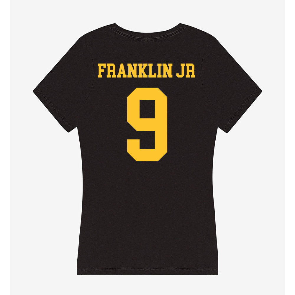Wyoming - NCAA Football : Travis Franklin Jr - Women's V-Neck T-Shirt-1