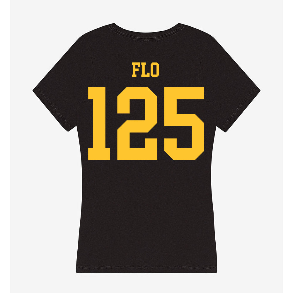 Wyoming - NCAA Wrestling : Cael Flo - Classic Shersey Women's V-Neck T-Shirt-1