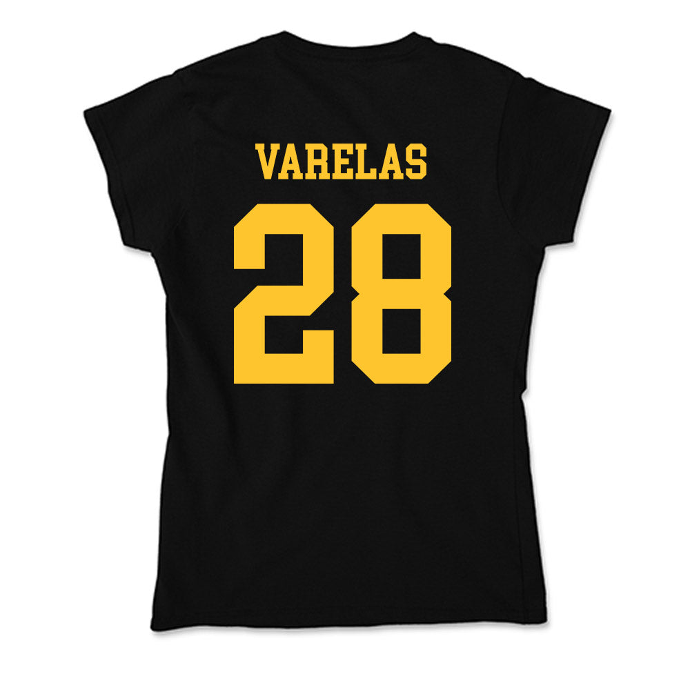 Wyoming - NCAA Football : Nikos Varelas - Soft Style Women’s T-Shirt-1