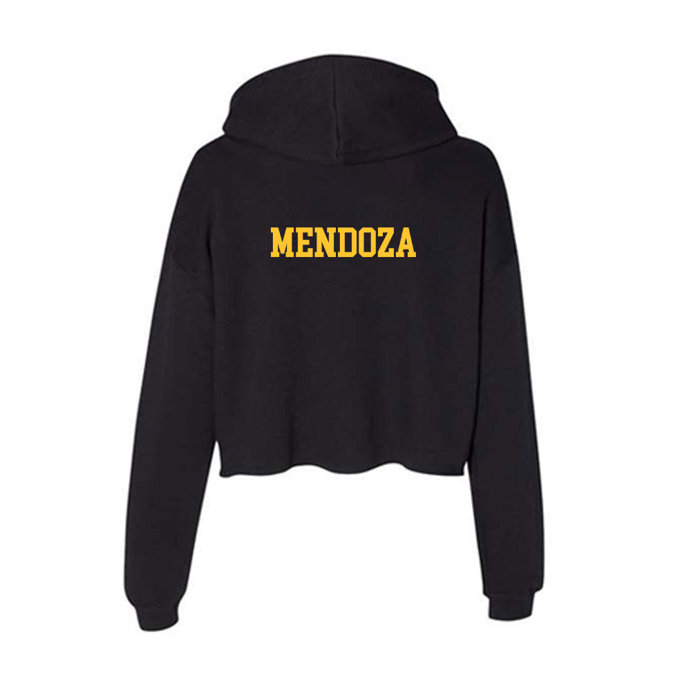 Wyoming - NCAA Women's Track & Field : Gabby Mendoza - Women's Crop Fleece Hoodie-1