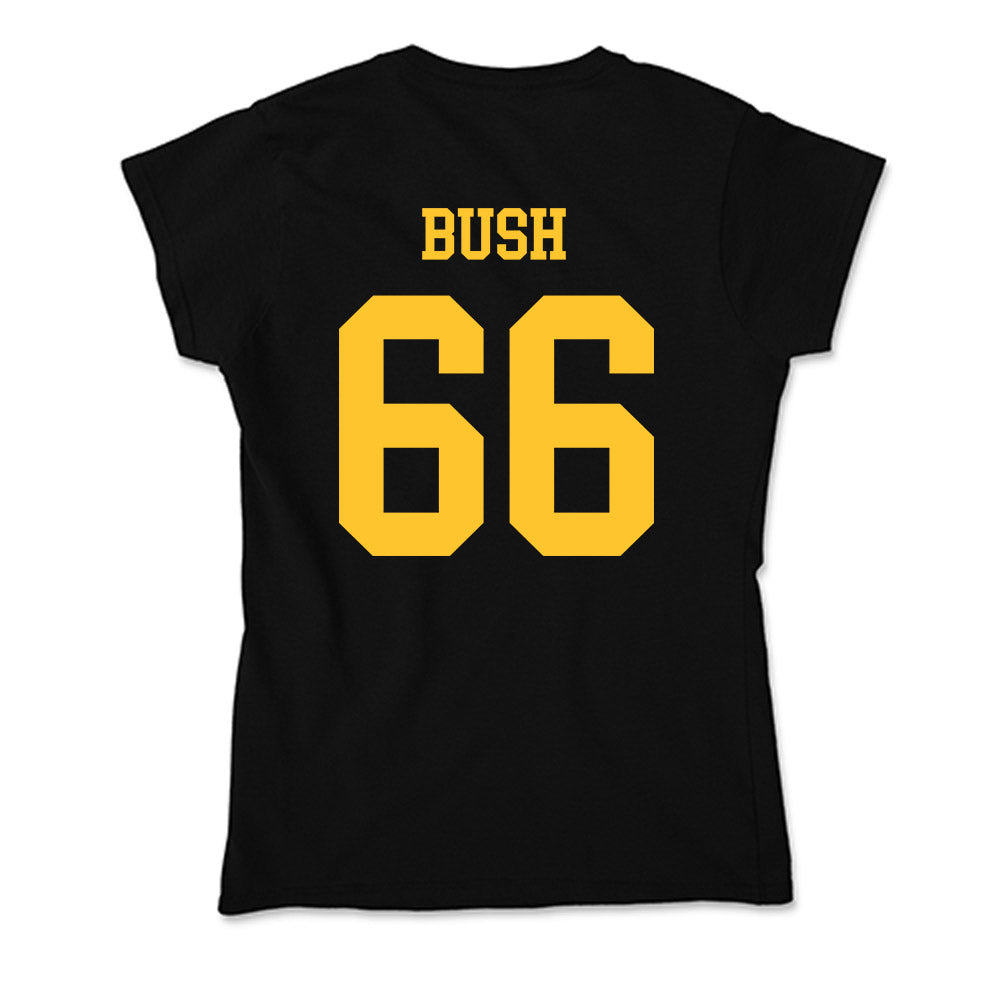 Wyoming - NCAA Football : Johnathan Bush - Soft Style Women’s T-Shirt-1