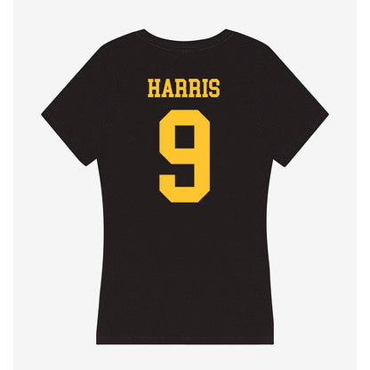Wyoming - NCAA Men's Basketball : Jared Harris - Classic Shersey Women's V-Neck T-Shirt-1