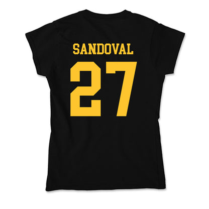 Wyoming - NCAA Football : Joaquin Sandoval - Soft Style Women’s T-Shirt-1