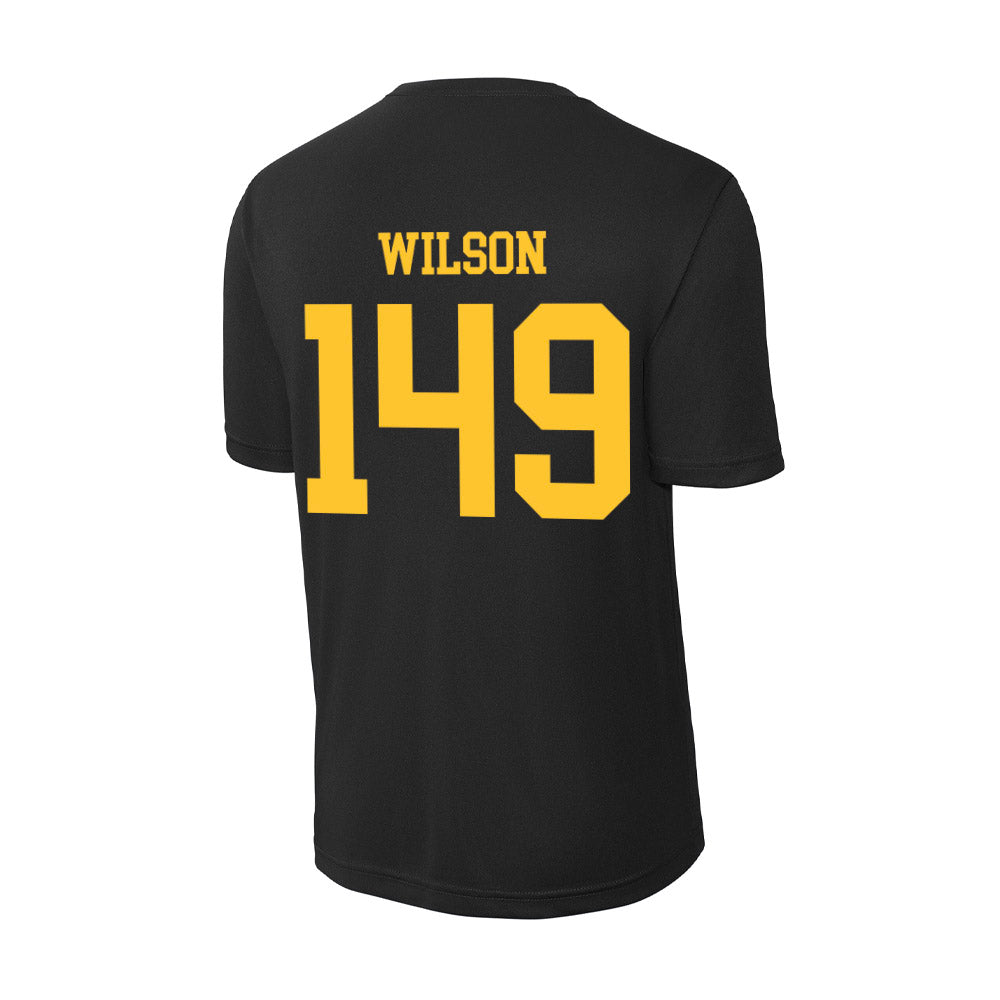 Wyoming - NCAA Wrestling : Dominic Wilson - Activewear T-Shirt-1