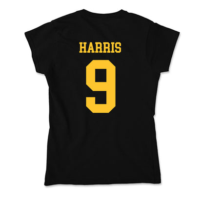 Wyoming - NCAA Men's Basketball : Jared Harris - Classic Shersey Soft Style Women’s T-Shirt-1