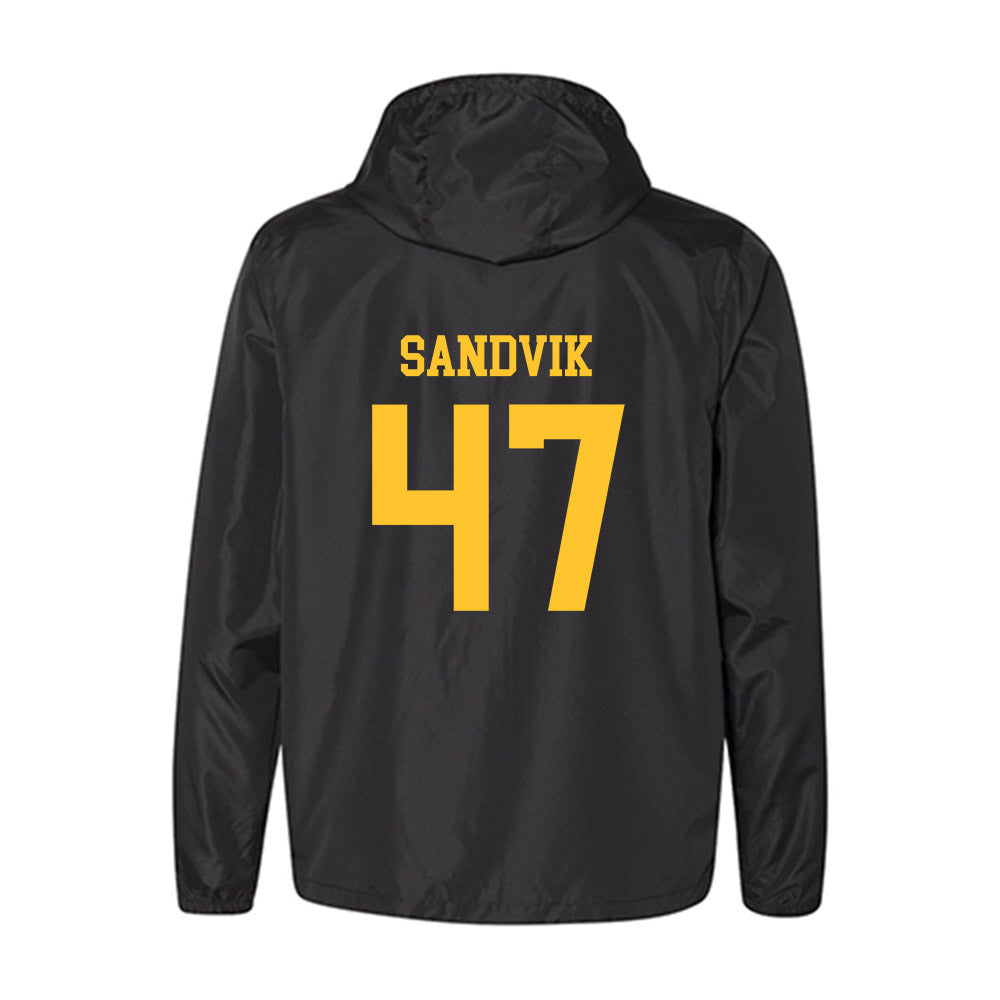 Wyoming - NCAA Football : Erik Sandvik - Windbreaker-1