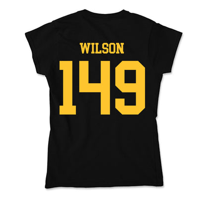 Wyoming - NCAA Wrestling : Dominic Wilson - Soft Style Women’s T-Shirt-1