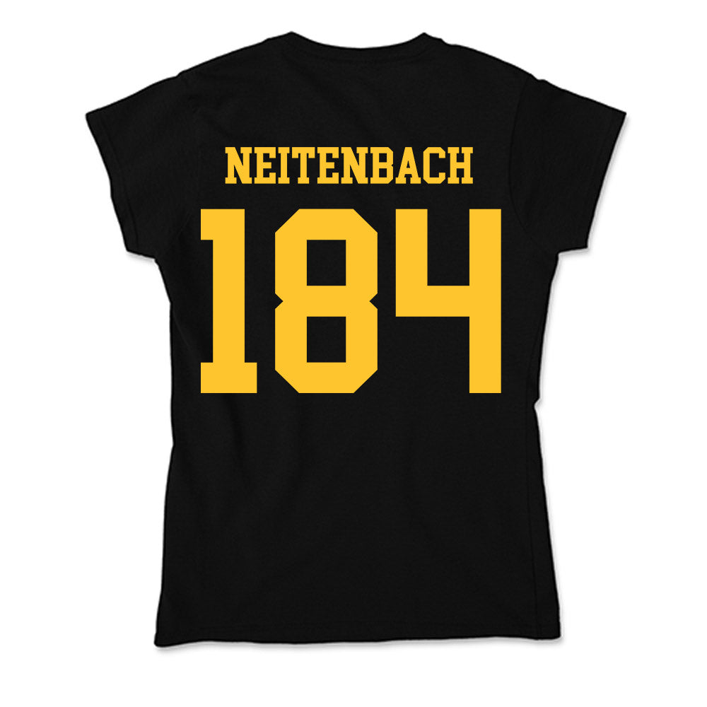 Wyoming - NCAA Wrestling : Eddie Neitenbach - Soft Style Women’s T-Shirt-1