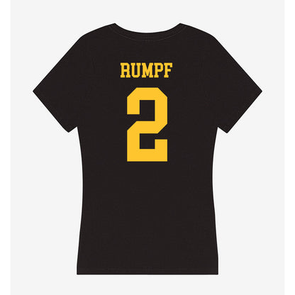Wyoming - NCAA Women's Basketball : Jane Rumpf - Women's V-Neck T-Shirt-1