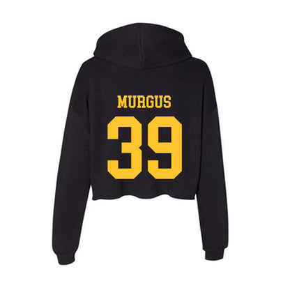 Wyoming - NCAA Football : Eltoum Murgus - Women's Crop Fleece Hoodie-1