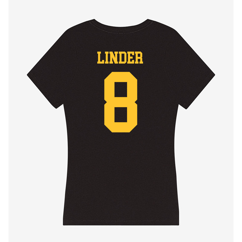 Wyoming - NCAA Women's Soccer : hadley linder - Women's V-Neck T-Shirt-1
