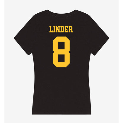 Wyoming - NCAA Women's Soccer : hadley linder - Women's V-Neck T-Shirt-1