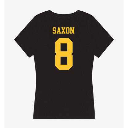 Wyoming - NCAA Men's Basketball : Kiani Saxon - Classic Shersey Women's V-Neck T-Shirt-1