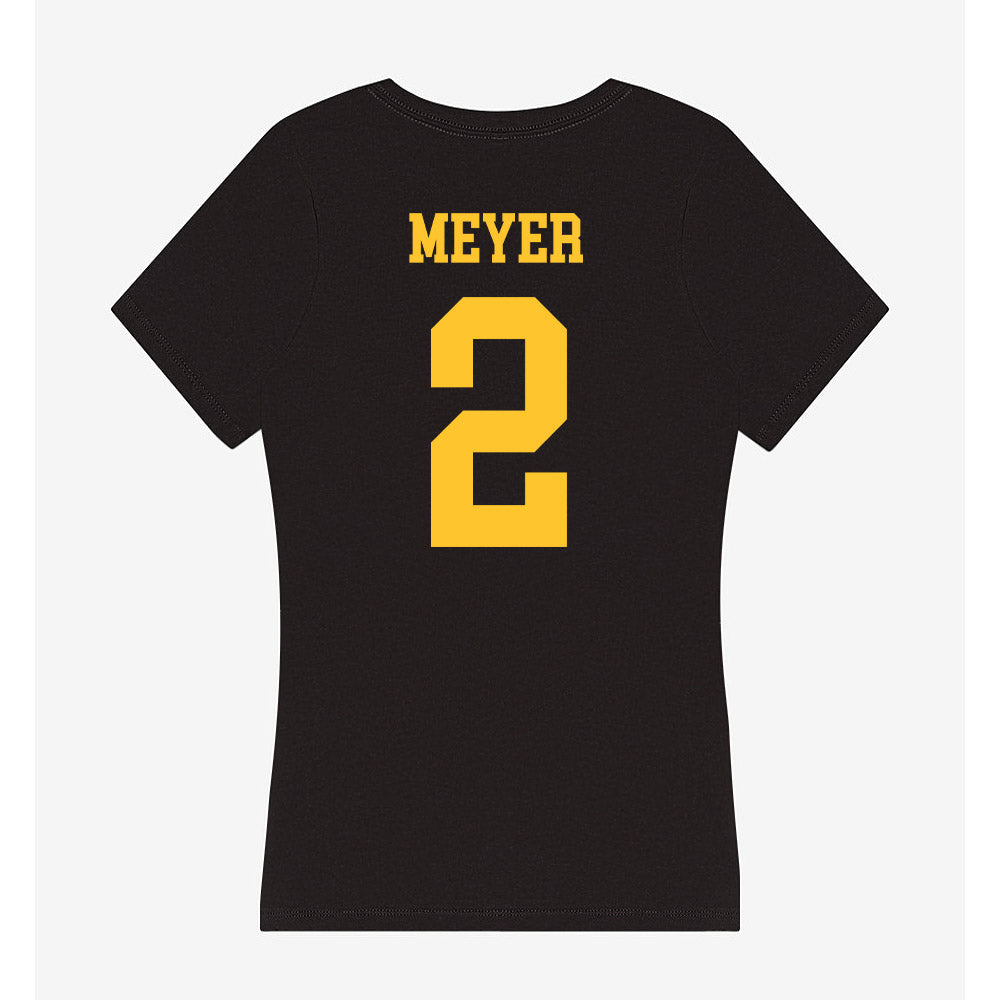 Wyoming - NCAA Men's Basketball : Nasir Meyer - Women's V-Neck T-Shirt-1