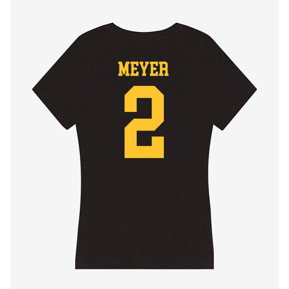 Wyoming - NCAA Men's Basketball : Nasir Meyer - Women's V-Neck T-Shirt-1