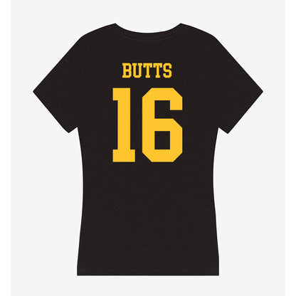 Wyoming - NCAA Football : Karson Butts - Women's V-Neck T-Shirt-1