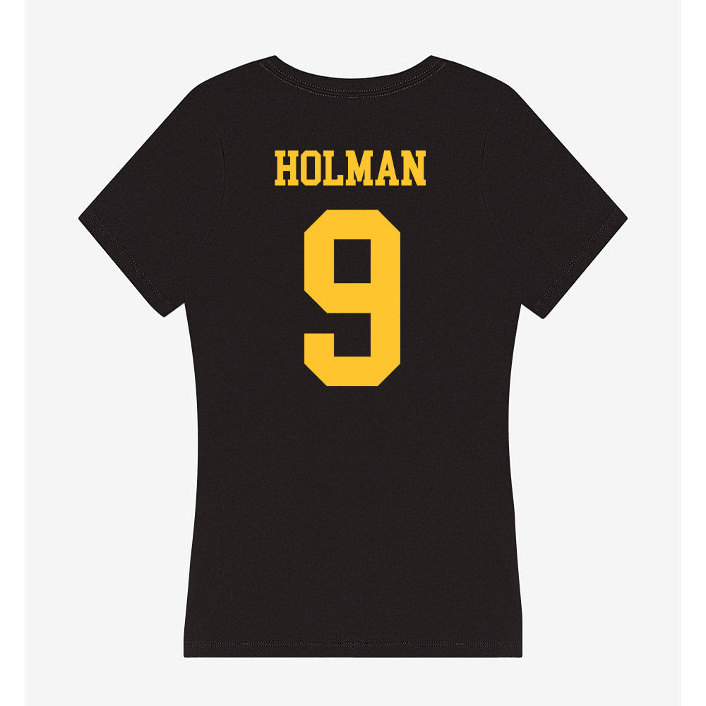 Wyoming - NCAA Football : Jackson Holman - Women's V-Neck T-Shirt-1