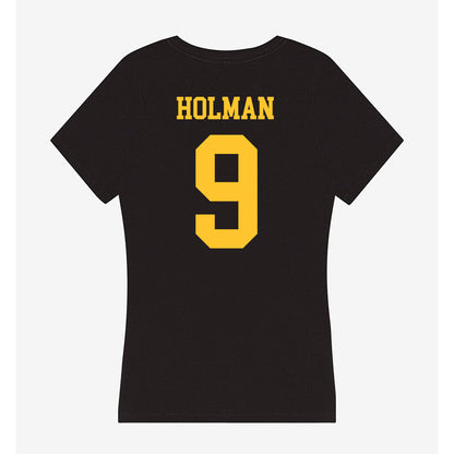 Wyoming - NCAA Football : Jackson Holman - Women's V-Neck T-Shirt-1