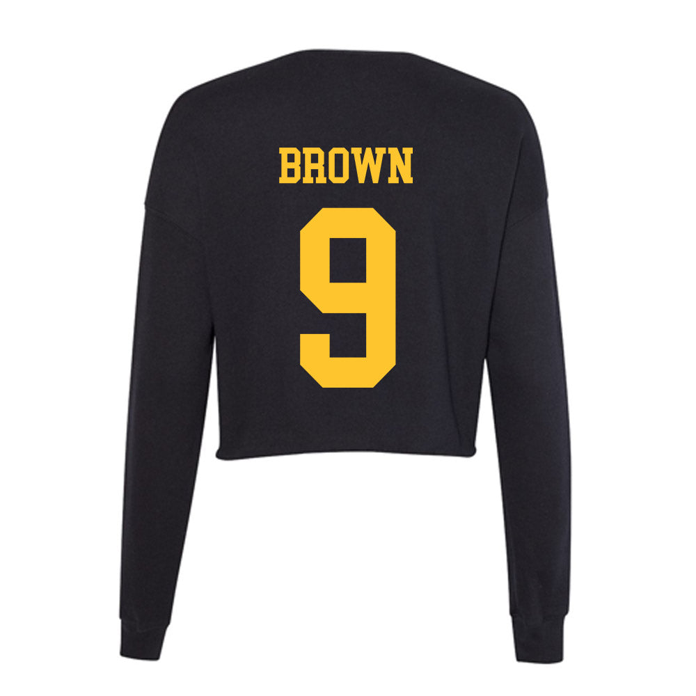 Wyoming - NCAA Women's Soccer : Brooke Brown - Women's Cropped Crew Fleece-1