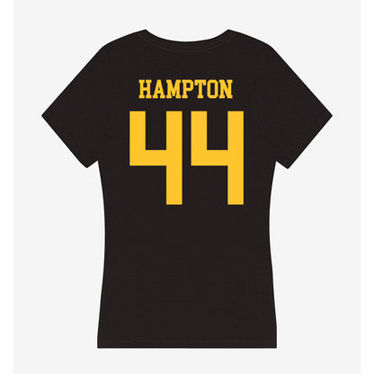 Wyoming - NCAA Football : Tyler Hampton - Women's V-Neck T-Shirt-1