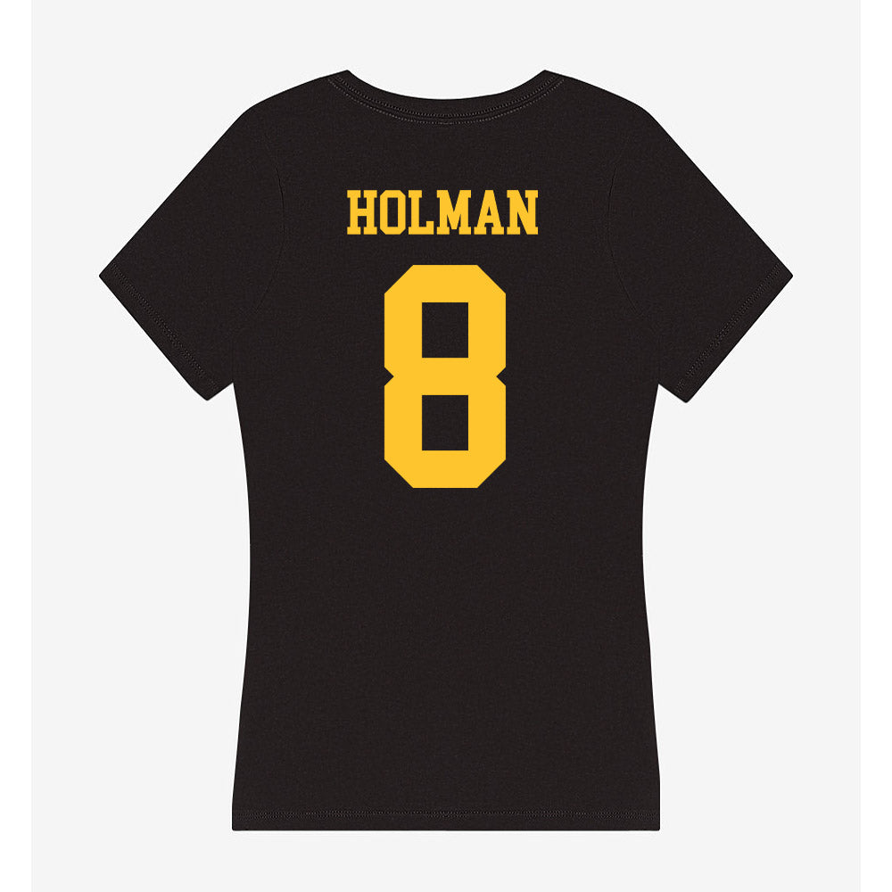 Wyoming - NCAA Football : Markell Holman - Women's V-Neck T-Shirt-1